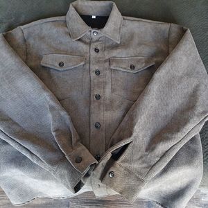 NWOT Mens large heavy over shirt. Manly brand